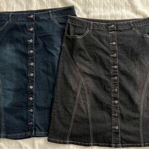 NWOT Denim Skirts
